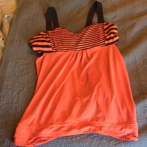 Lululemon tank with bra. 12